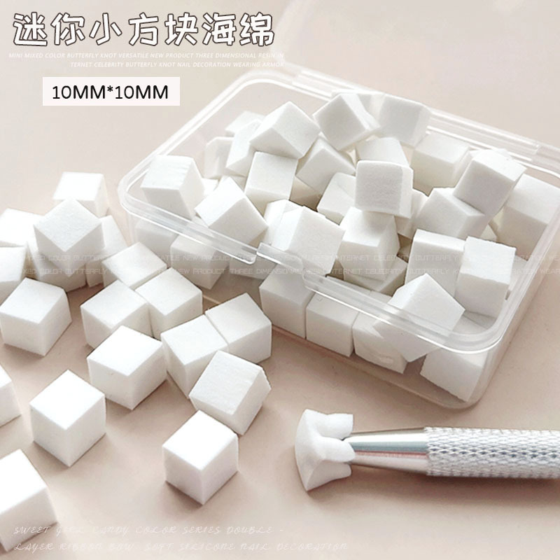 Mini Tofu Block Patting Sponge Gradient Blush Small Square Claw Clip Special Nail Art Tool Set Mini Tofu Block Patting Sponge Gradient Blush Small Square Claw Clip Special Nail Art Tool Set