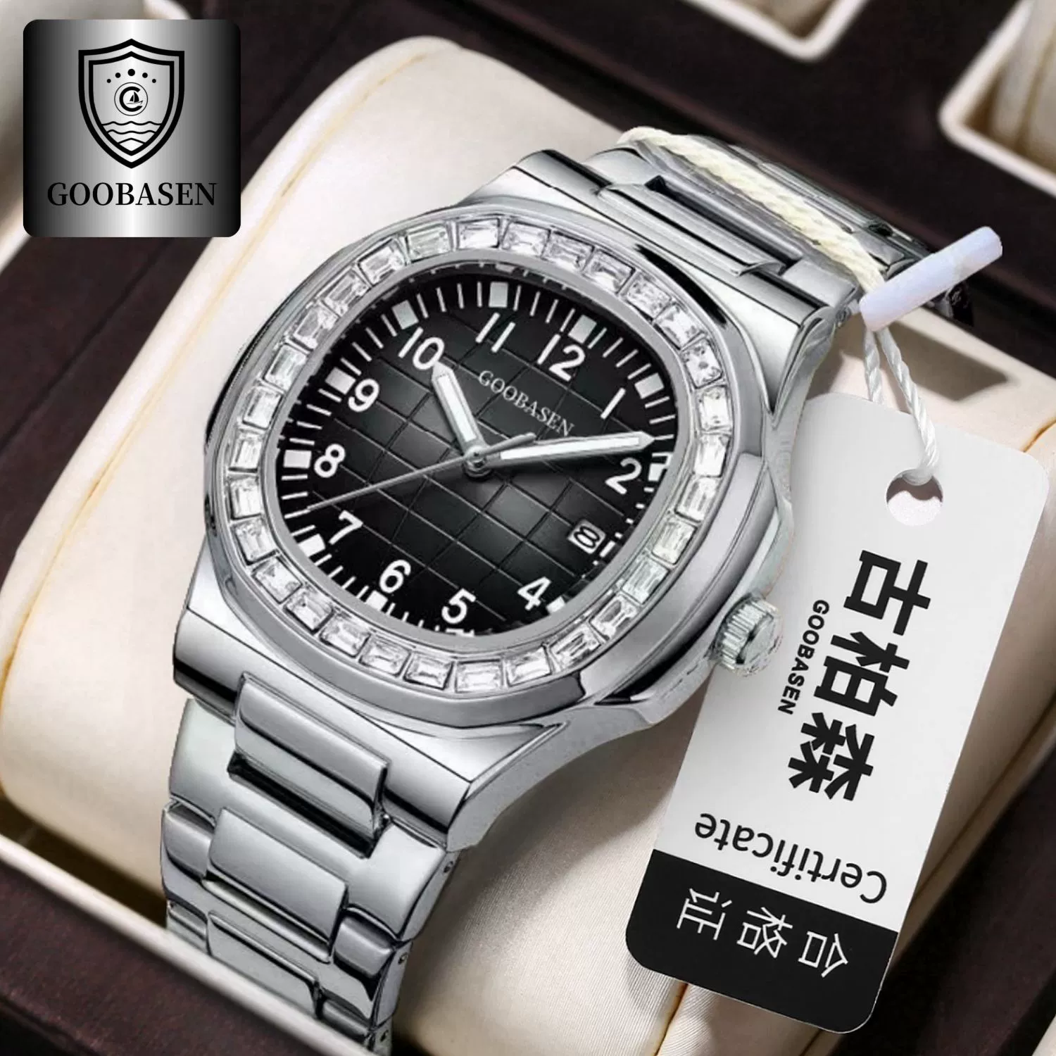 Quartz watches, watch strap, fashionable calendar, creative fluorescence waterproof dial, wholesale