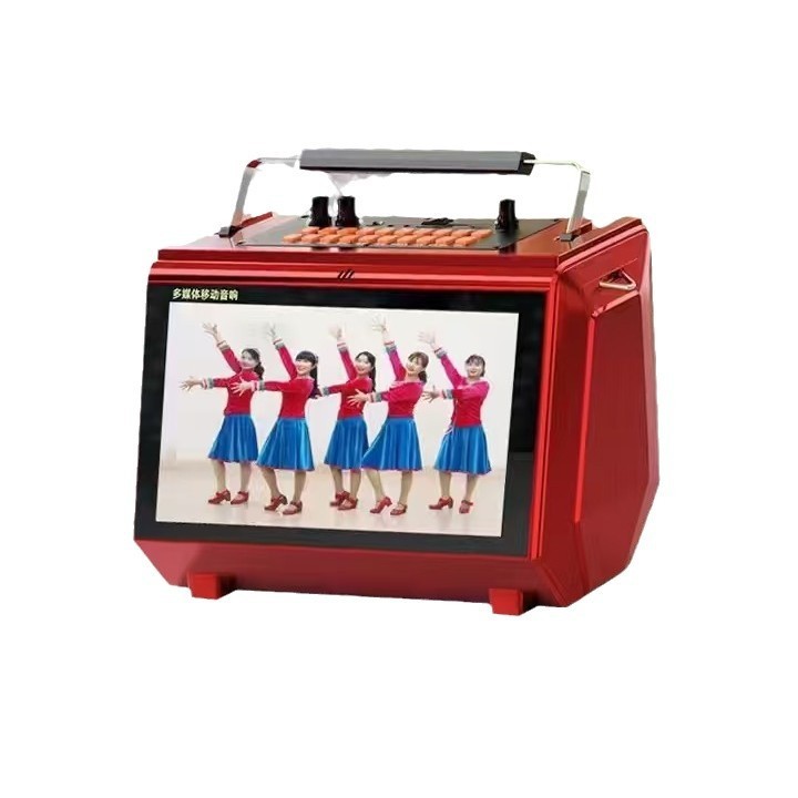 Jinzheng 3209 スクエアダンスオーディオディスプレイ 15inch ワイヤレスマイク Bluetooth カラオケビデオスピーカー|undefined