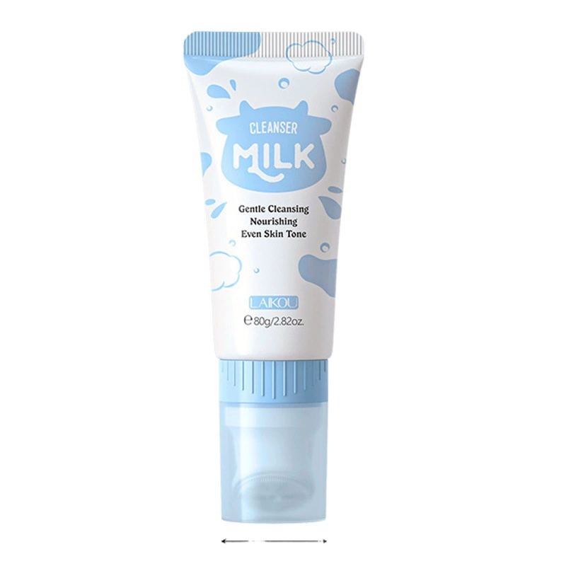 Трансграничное молоко LAIKOU Молоко для лица 80 г увлажняющий увлажняющий очищающий поры увлажняющий завод спот оптом