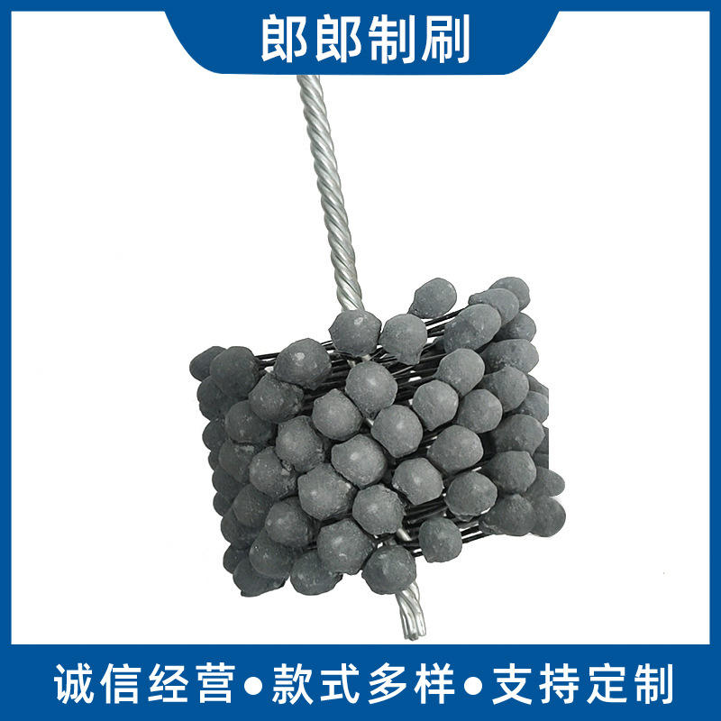 厂家供应管道刷 内孔不锈钢钢丝管道刷 去毛刺钢丝刷打磨抛光刷