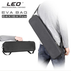 Leo/楽欧【eva複合漁具バッグ長】64x16x7cm背もたれハードケース工具