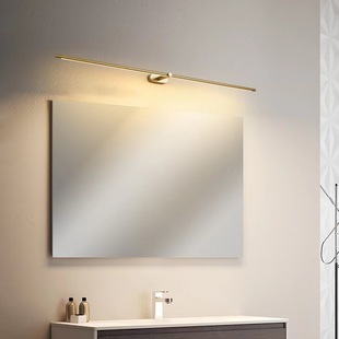 Nordic Bathroom Mirror Front Light led Simple Mirror Cabinet Light Mirror Light Makeup Dressing Table Toilet Mirror Light