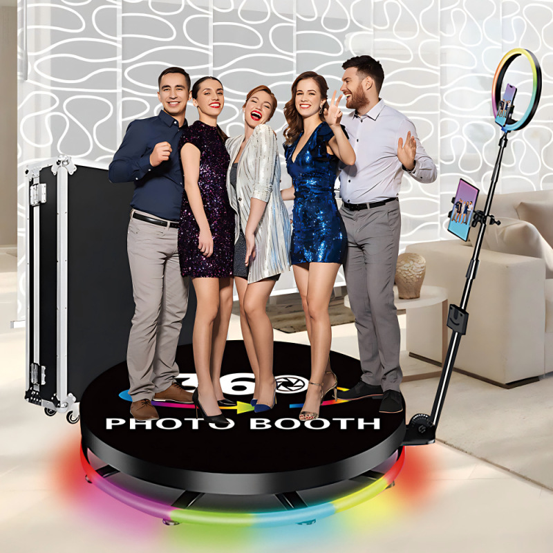 Factory discount 360 photo booth360 photo booth party supplies surround shooting 360 ring shooting