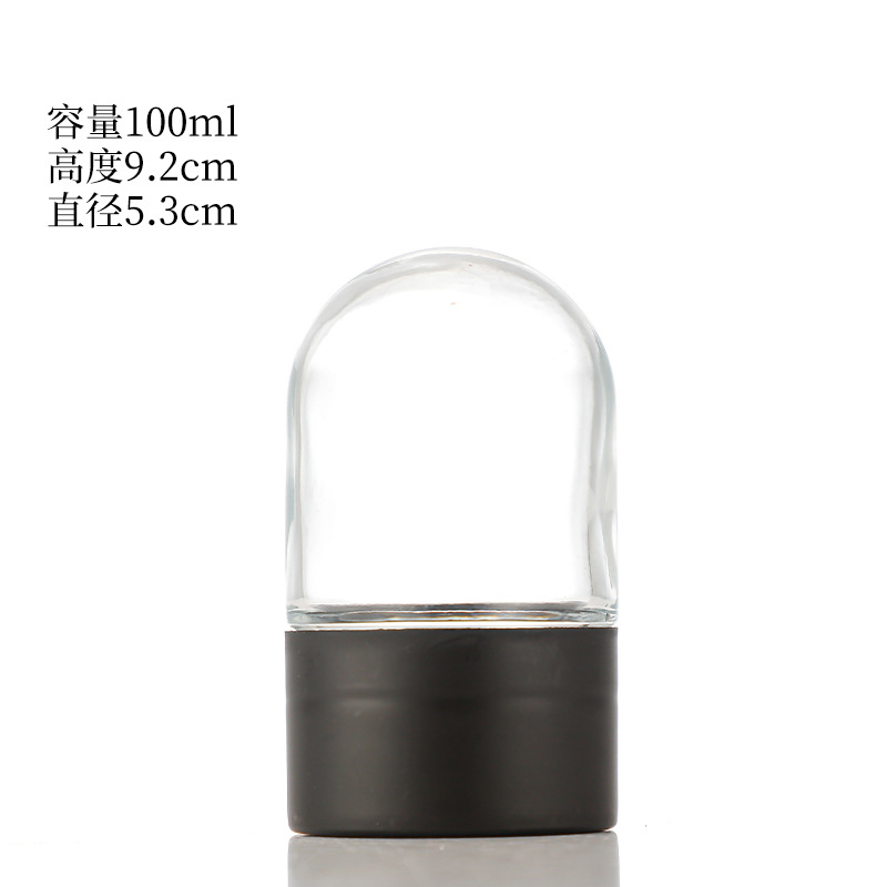 100ml; transparente; vidrio