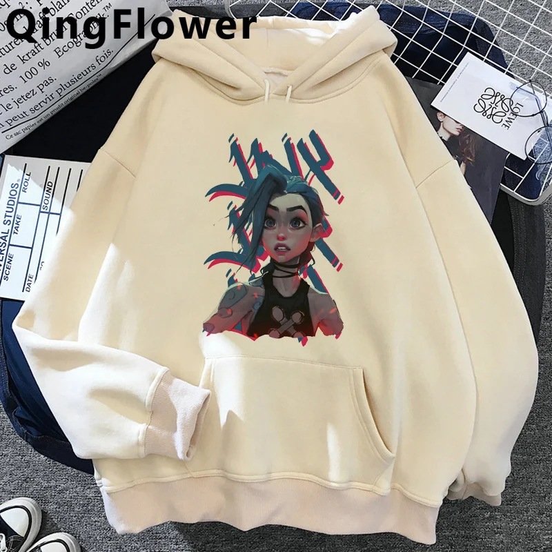 Arcane Jinx Hoodies Male Overseas Setwear Men Hoody Sweatsh