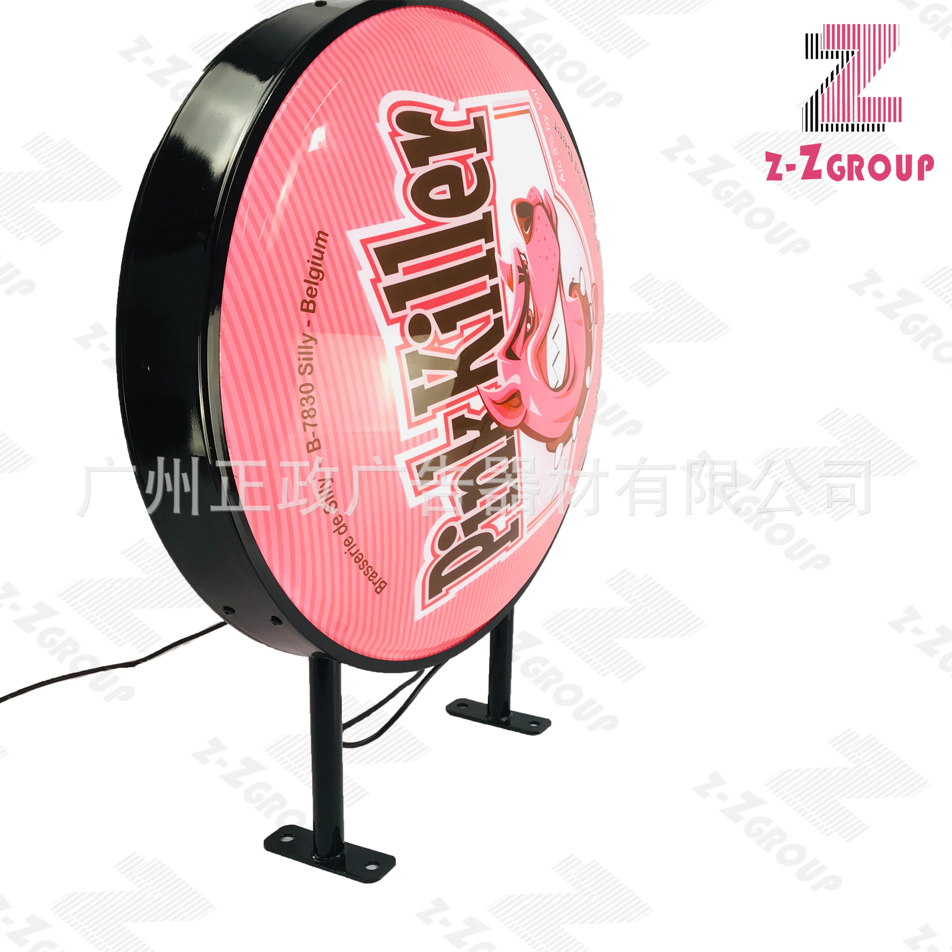 Customized Round Vacuum Blisters Outdoor Light Box
