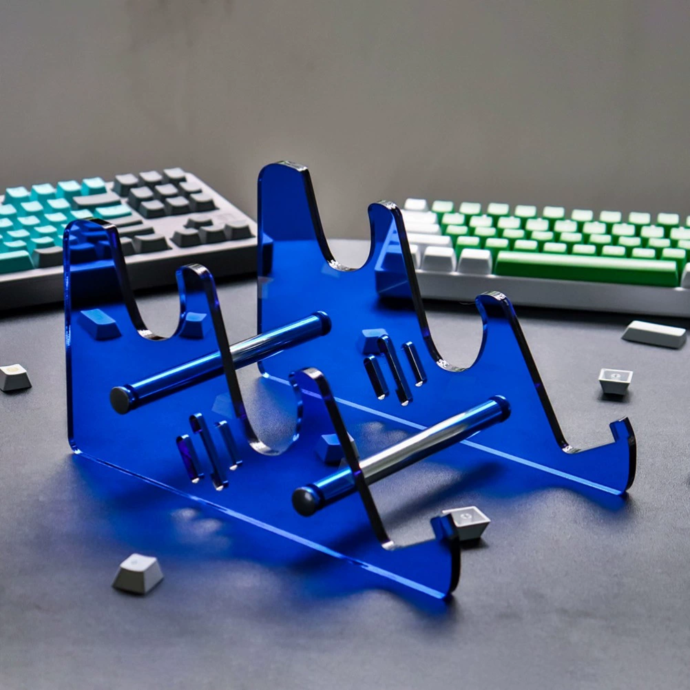 Mouse, keyboard, digital stand, mint acrylic telephone