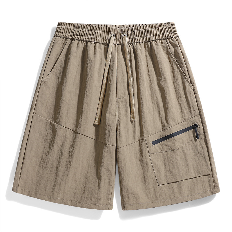 Transfronterizo de verano grande nuevo tipo de pantalones cortos de trabajo pantalones de cinco puntos estadounidenses pantalones deportivos casuales sueltos para hombres transporte rápido y seco