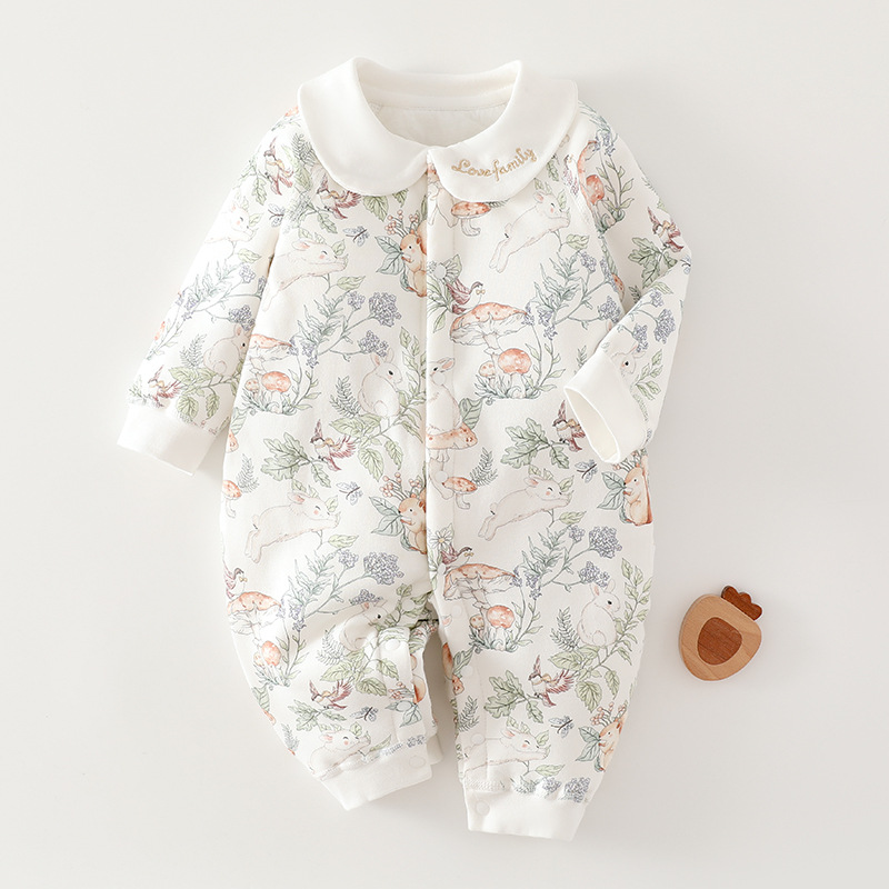 Forest story 60g thin cotton jumpsuit