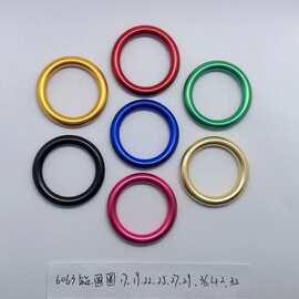 铝合金挂扣 厂家供应彩色圆形扣箱包
