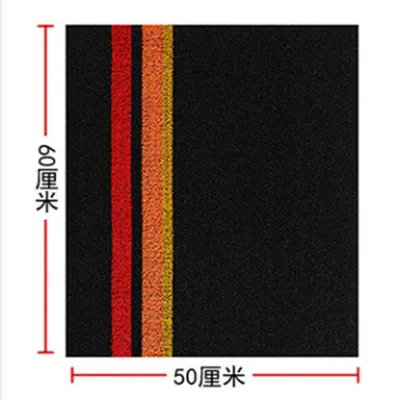 Universal Foot Pad: super wear-resistant and can be cut to - single-co-pilot-5060-black-color-strip-shirny-please-note-the-color-when-placing-an-order