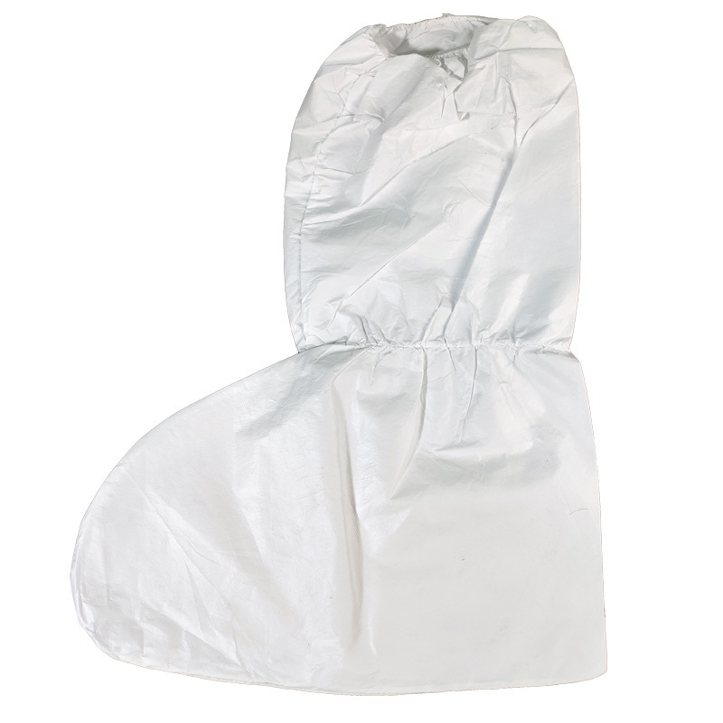 Cubierta de botas desechable, película transpirable no tejida, cubierta de zapatos alargada y engrosada, cubierta de pie experimental para cría de animales, impermeable y a prueba de aceite