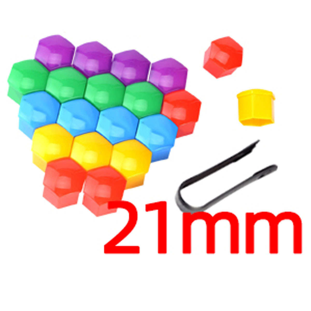 cubierta de polvo 17mm19mm21mm cubierta de tuerca neumático de automóvil sujetador de tornillo de óxido accesorios transfronterizos