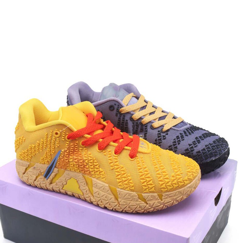Putian Ja Morant 3 Basketball Shoes Blue and Yellow Mandarin Duck Fashion Trendy Shoes Couple Shoes Breathable Support Lightweight Sports Shoes