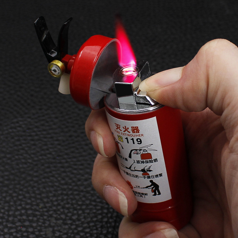 ドロップシッピングミニ消火器モデル金属防風インフレータブルライターパーソナライズされた創造性|undefined