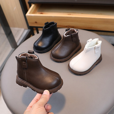 Martens, демисезонные нескользящие удерживающие тепло короткие сапоги для раннего возраста для мальчиков, туфли, 2-3 лет, мягкая подошва