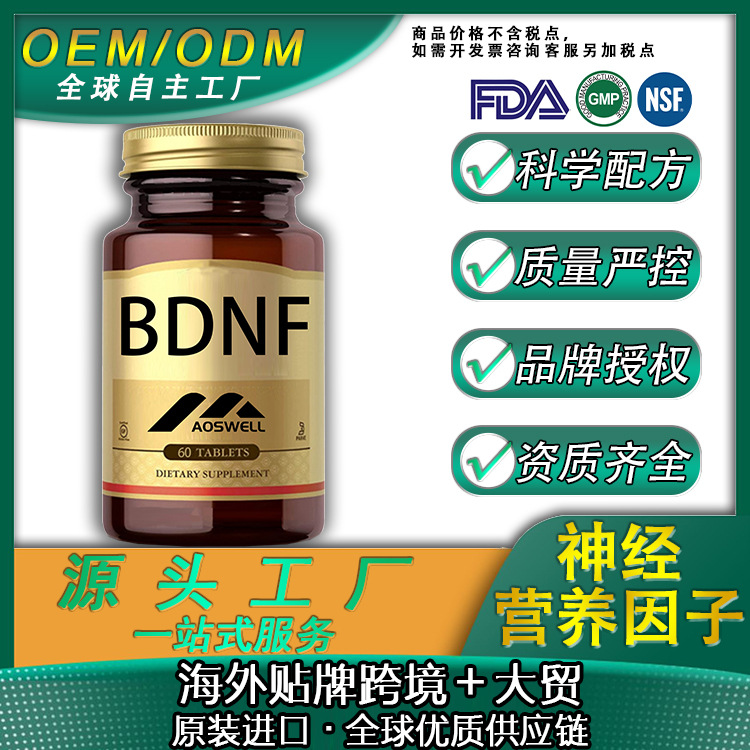 BDNF神经营养因子胶囊批发工厂代加工贴牌定制海外源头工厂OEM