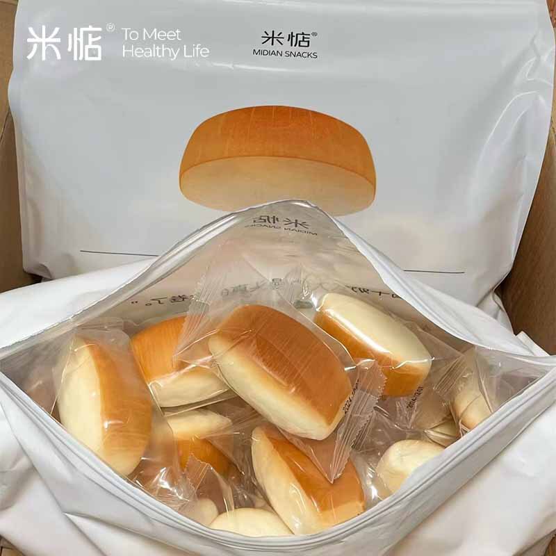 Mi Dian Milk Fragrant Small Steamed Bread Milk Fragrant Soft Instant Breakfast Instant Bread Dessert Leisure Snacks Whole Box 350g Mi Dian Milk Fragrant Small Steamed Bread Milk Fragrant Soft Instant Breakfast Instant Bread Dessert Leisure Snacks Whole Box 350g