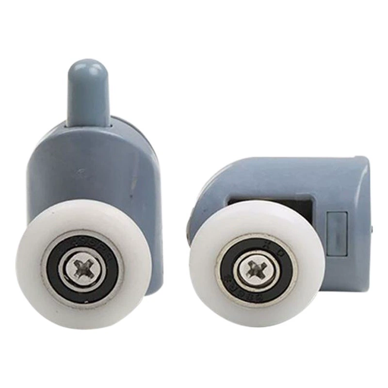 Фабрика прямых продаж верхние и нижние одноколесные нейлоновый прыгающий колесо для ванной комнаты стеклянная раздвижная дверь шкив для душа аксессуары подвесной колесо