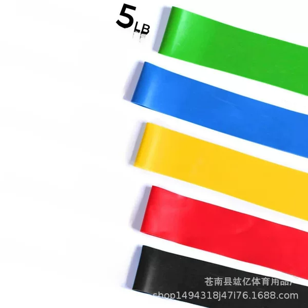 Cross-Border Large Quantity Spot Tpe Tension Circle Fitness Elastic Band Yoga Tension Band Sporting Goods Hip Circle