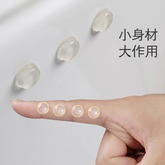 Wholesale anti-collision particles, furniture anti-slip, noise-reducing, shock-absorbing, transparent silicone wardrobe door panels, sliding door anti-collision