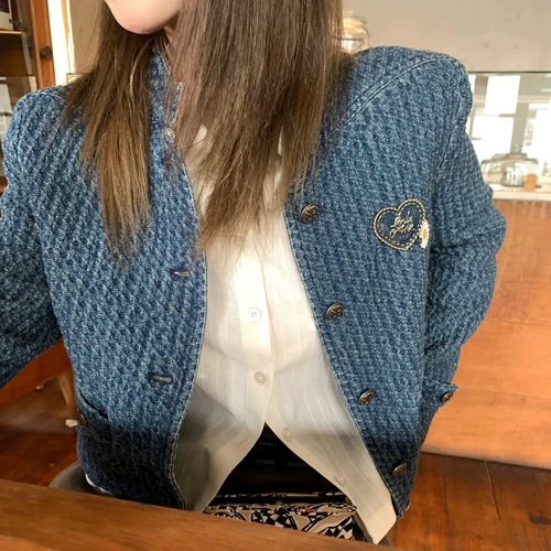 CAFEORME【Brooch Collection】Selfish Private Heartbeat Letter Daisy Milky Flower Accessory Brooch