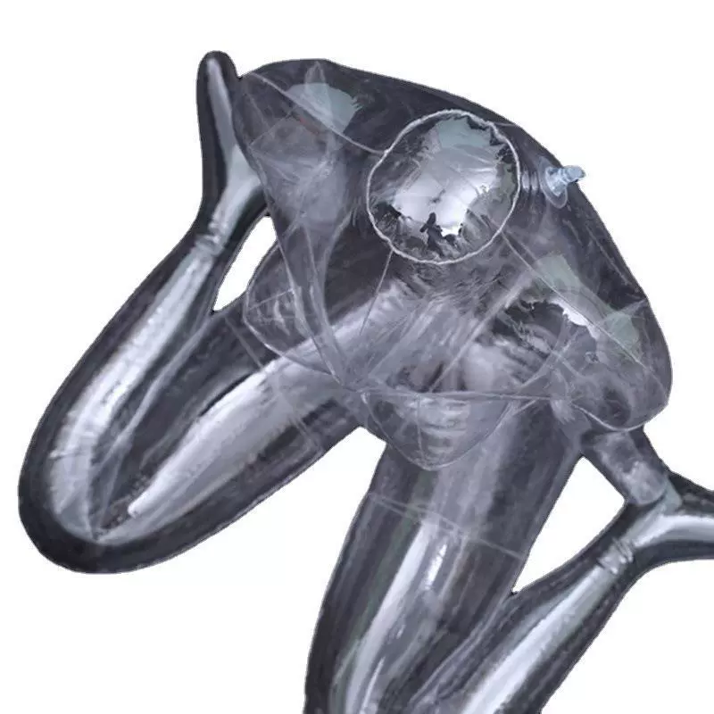 inflatable transparent doll, mannequin head PVC, toy