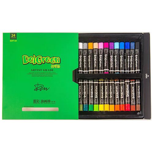 Danke Lin 2nd Generation: 12 Vibrant Colors, Soft Premium Gray Monochromatic, Children's Drawing & Doodling Crayons – Pastel and Oil-Based Wax Crayons