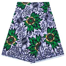 双面非洲棉质蜡染印花面料出口品质非洲欧美外贸面料现货6码起售