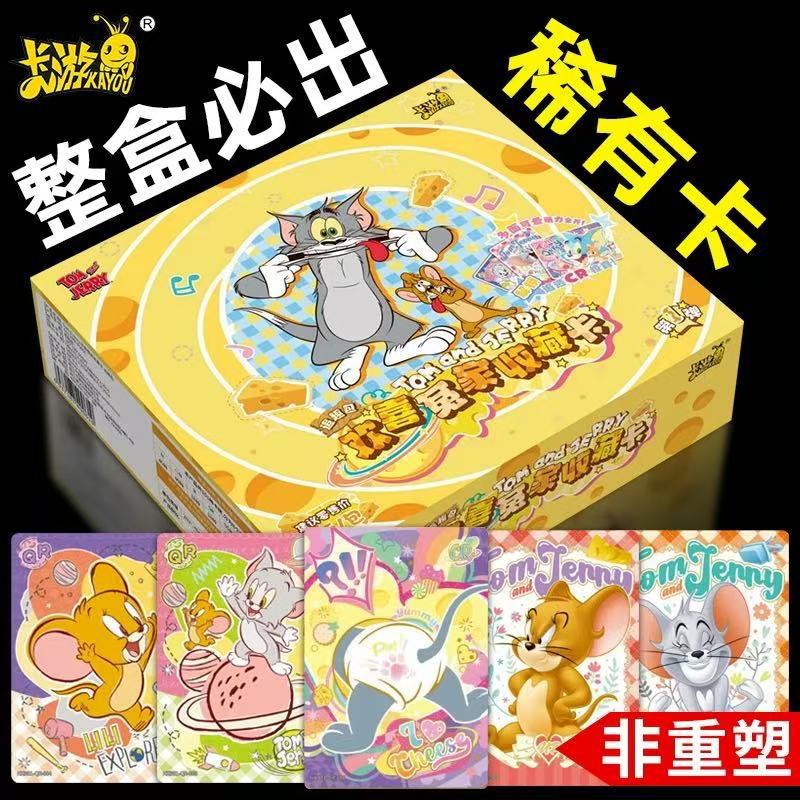 Official Tom and Jerry Card Game Set First Edition Pp Cards Cr Tom Jerry Tuffy Blind Box Wholesale