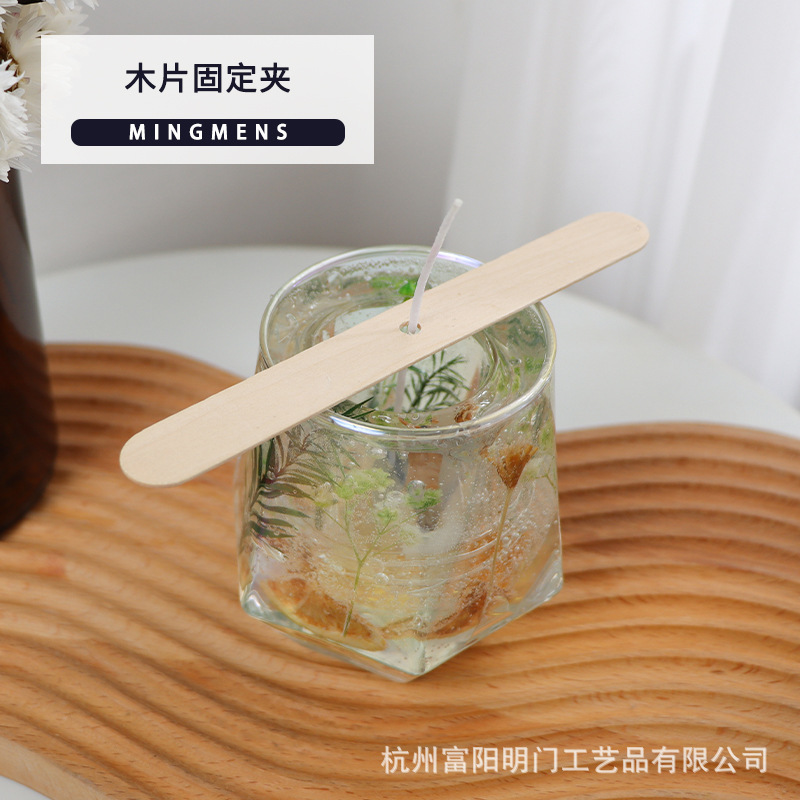 Wax core wood chip fixing clip holder DIY aromatherapy candle special making tool candle wick fixing clip 5 Pack