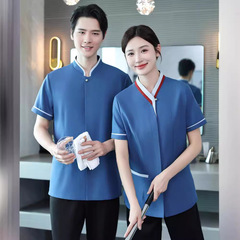 保潔工作服短袖夏季酒店客房小區物業清潔工保潔員服務員阿姨套裝