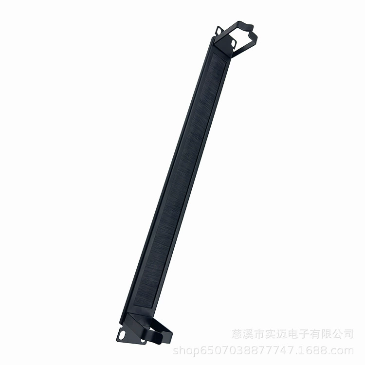 1U щетка для чистки проволоки 19 дюймов сетевая проволока стойка пылеочиститель