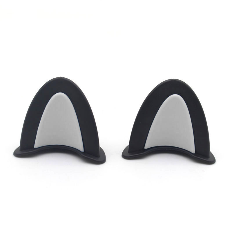 Ear Helmet Decoration | Diàndòngchē Auto Parts and Accessories - suede-black-embossed-black