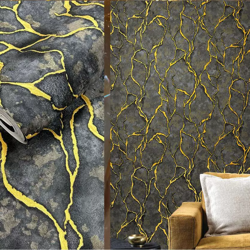 Three dimensional marble modern wallpapers PVC, 3D, (Physicals)