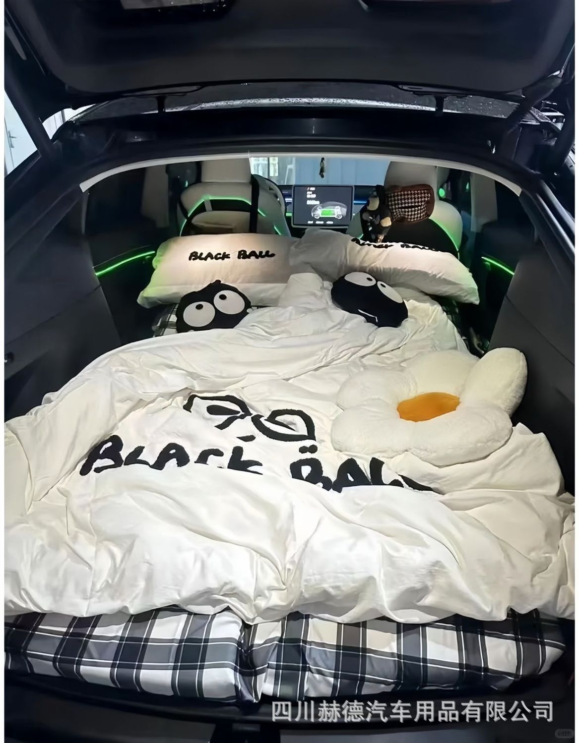 Suitable for Tesla Model Yl Car Camping Style Mattress Trunk Leveling Mattress Travel Bed Free Inflatable Mattress