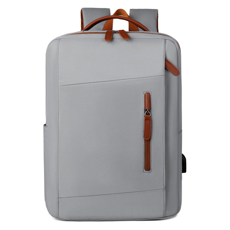 Nuovo zaino da lavoro transfrontaliero di grande capacità, borsa multifunzionale per laptop, tinta unita, versatile per i viaggi_voghion.com