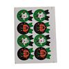 Biscuit bag sticker Pumpkin Ghost avatar braids, non -dry glue sealing stickers 8 stickers/sheet