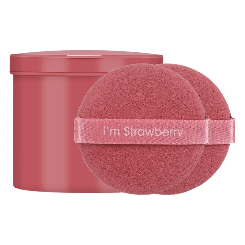 Factory Direct 100 points cotton candy air cushion powder puff wet and dry round sponge butter powder puff makeup tools