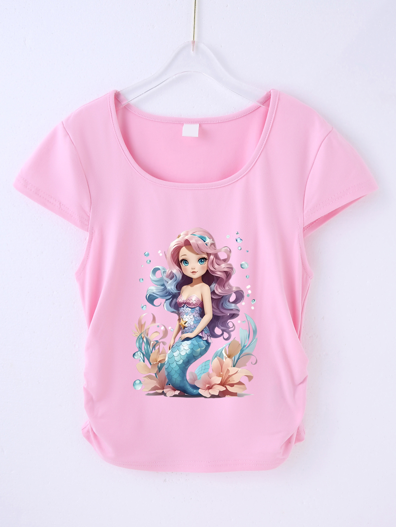 머메이드 핑크 티셔츠