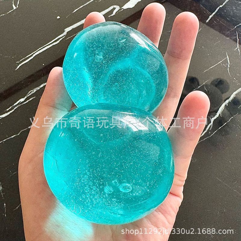 ネットで話題のココナッツオイル風麦芽糖手作りボール、子供向けストレス解消、ゆっくり戻るニーニーボールおもちゃ|undefined