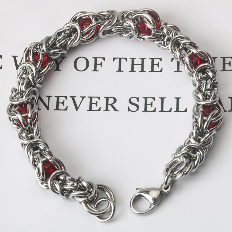 Fashionable design bracelet stainless steel handmade for men and…