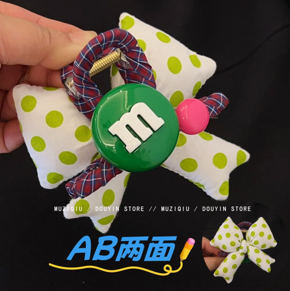 时尚单品！可爱红色蝴蝶结缠绕布艺抓夹ins高级感洋气搭发夹|undefined
