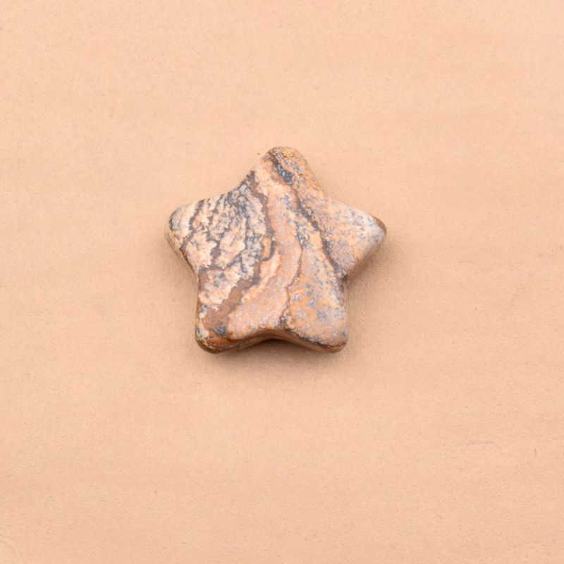 跨境热销3cm天然石五角星水晶半宝石星星diy饰品配件摆件亚马逊|undefined
