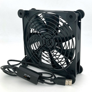 散熱風扇USB14025機械調速風機筆記本散熱墊桌面路由器光貓散熱器