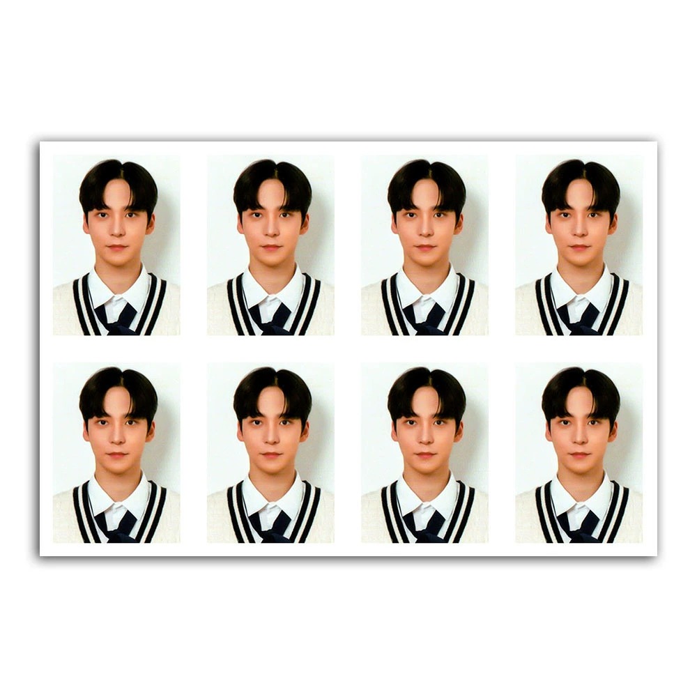 ATeez 2-й Atiny Fankit периферия Сертификат Фото Фото Паспортные фотографии
