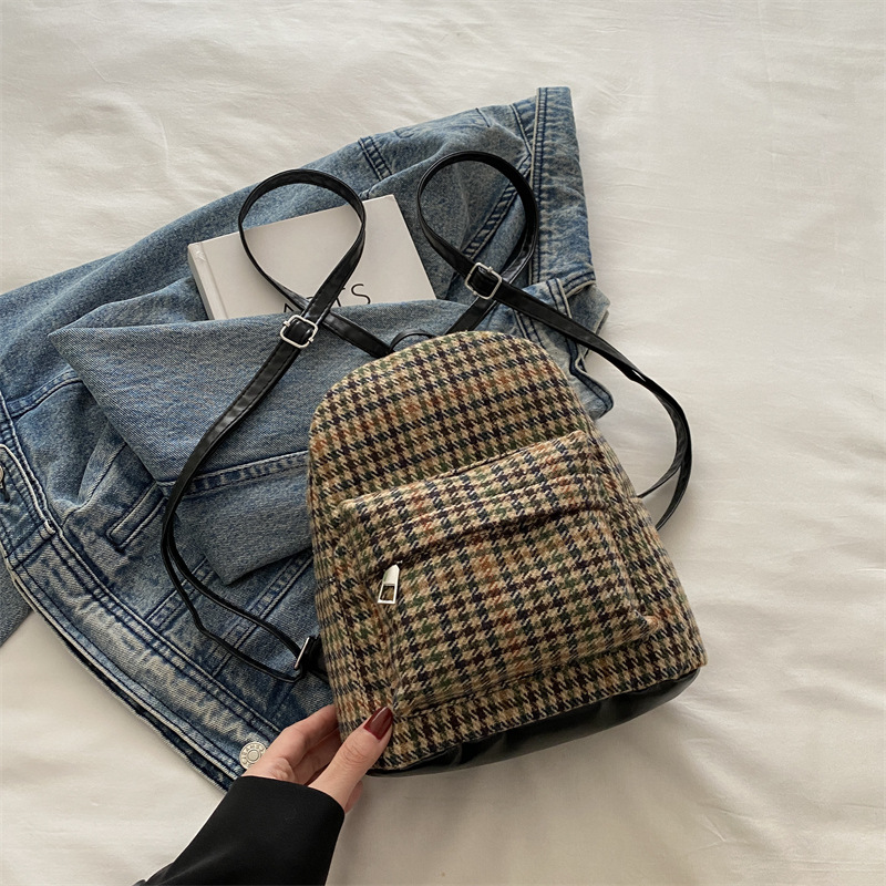 2024 invierno nuevo estilo versátil este año popular bolsas casuales de alta calidad, nicho, mochila de moda de mujer