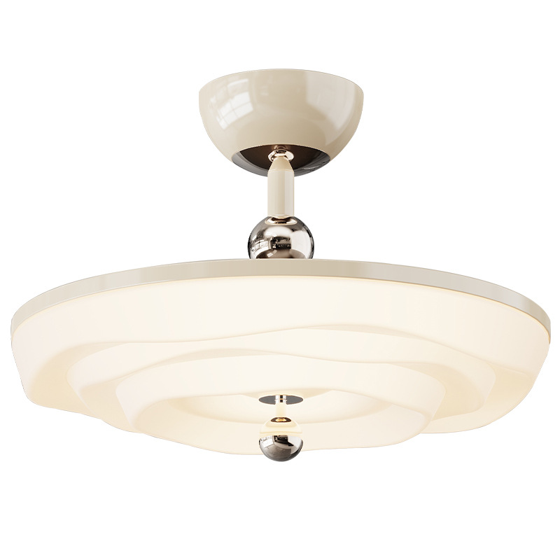 Luz de techo del dormitorio de viento crema 2026 nueva moda moderna simple creativa cálida dormitorio principal lámpara de estudio 412L