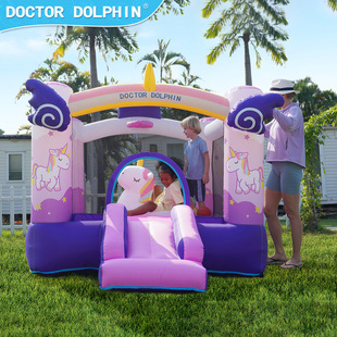 Inflatable Castle Household Indoor Small Outdoor Slide Combination Party Inflatable Castle Children's Playground Equipment Wholesale